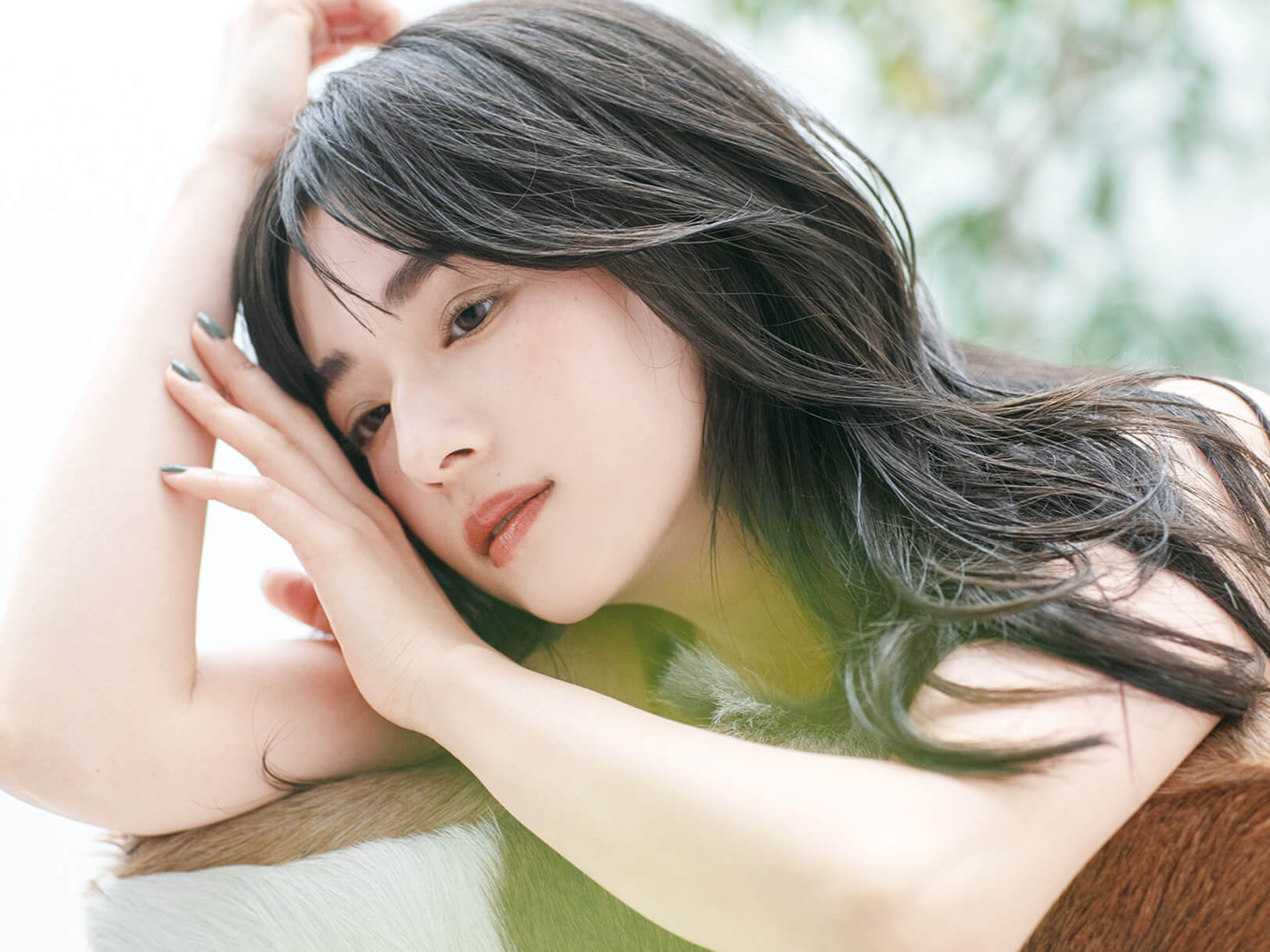 イメージ写真:シフォンオリーブ