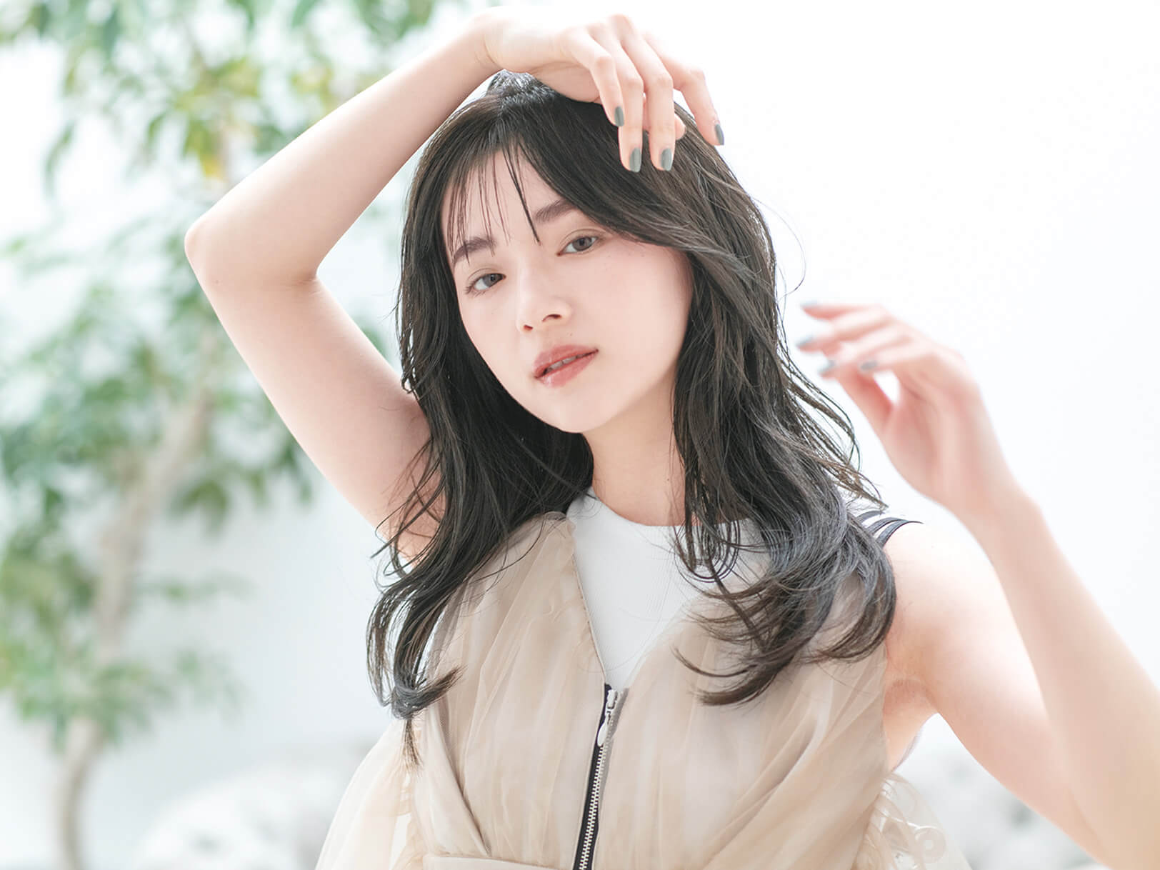 イメージ写真:シフォンオリーブ